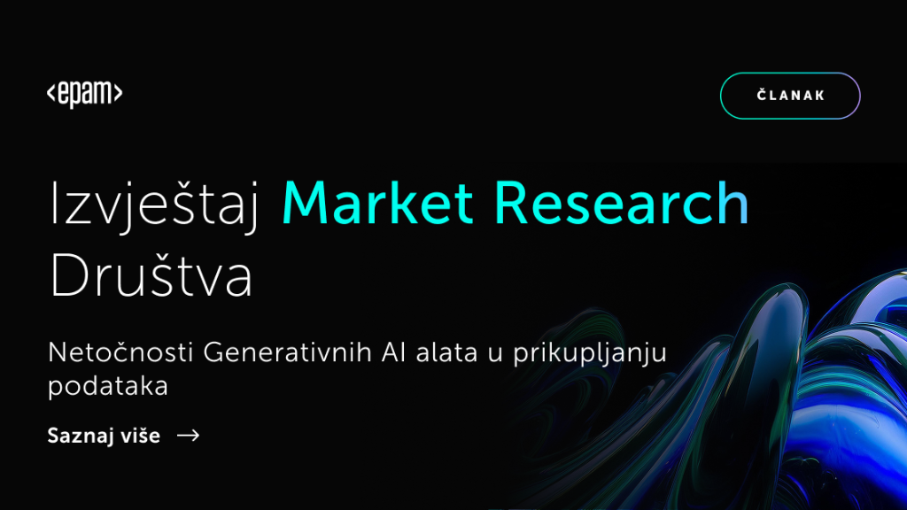 Izvještaj Market Research Društva: Netočnosti Generativnih AI alata u prikupljanju podataka